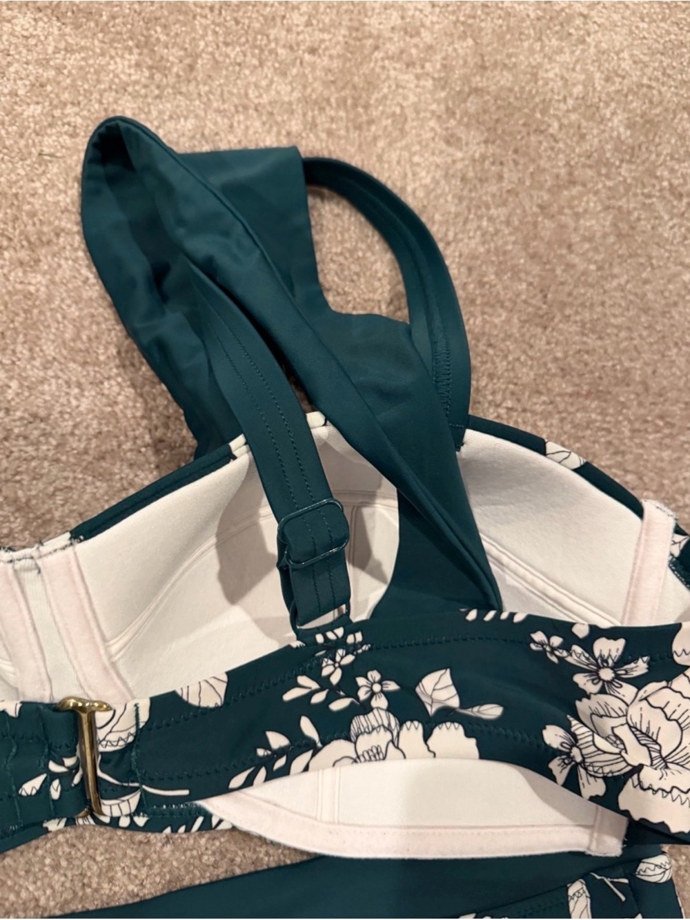 Adore Me 1X Floral High Waist Underwire Bikini Swimsuit Set - Picture 9 of 14